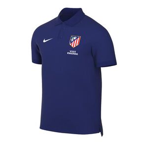 Nike men's blue crest polo